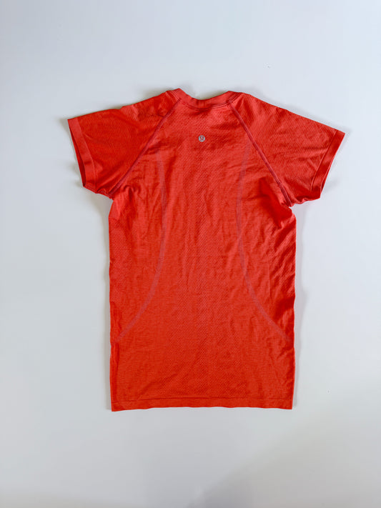 Size 6 Orange Swiftly Tech Short Sleeve 2.0