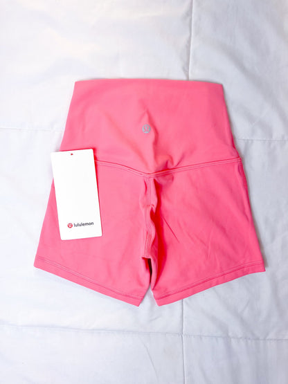 Size 2 NWT Sakura Pink Align Short 4"