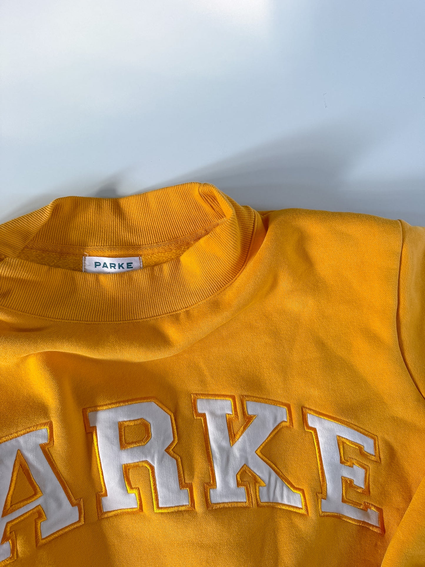 L/XL RARE Golden Yellow PARKE Mockneck