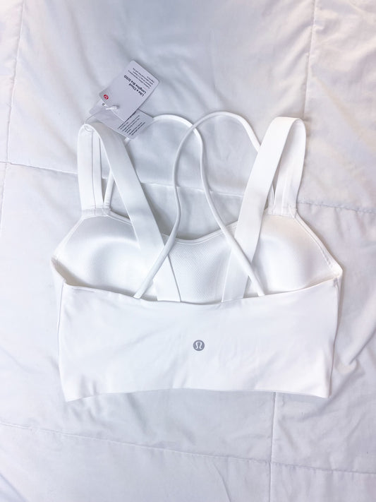 Size 6 NWT White Longline Like A Cloud Bra *High Support