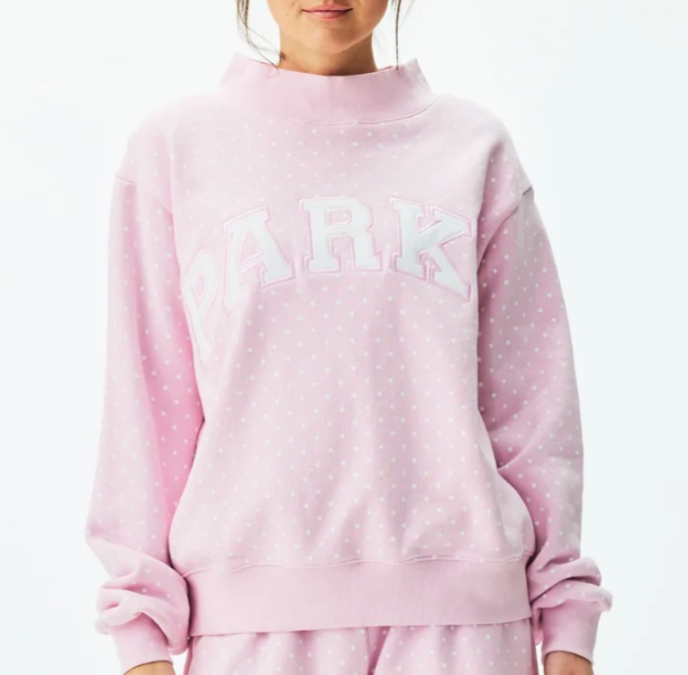 RARE Sprinkle Polkadot PARKE Mockneck