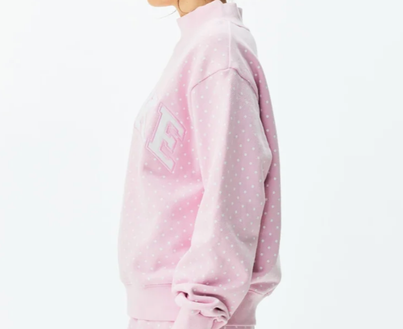 RARE Sprinkle Polkadot PARKE Mockneck